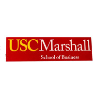USC Trojans Cardinal Marshall School of Business Decal
